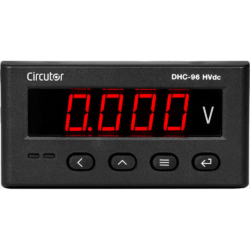 CIRCUTOR DHC-96 instrument numérique encastrable comme voltmètre, ampèremètre ou indicateur de processus.