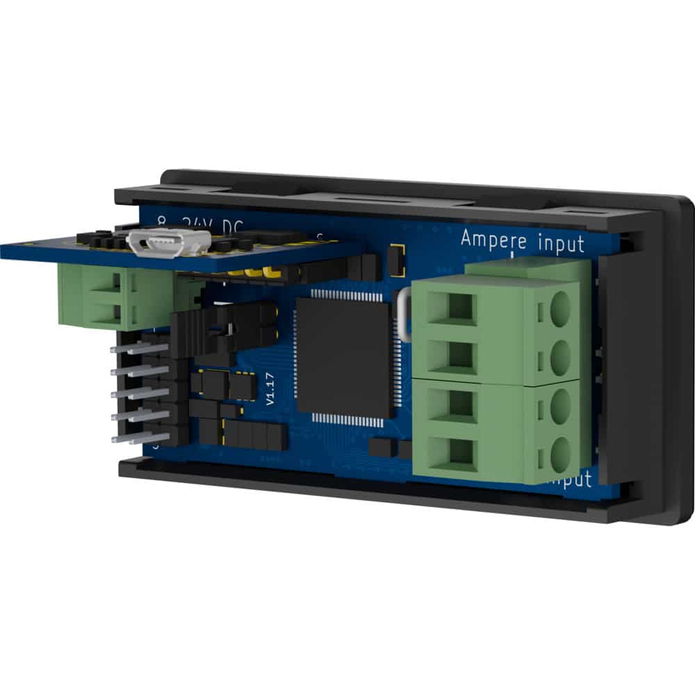 TDE Instruments DPM36-AV digitales Multimeter Einbauinstrument für Spannung AC/DC Strom 10 A AC/DC oder Stromwandler und Frequenzmessung – Image 10