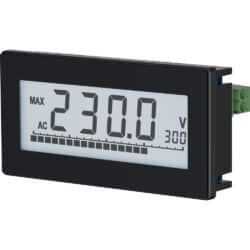 Multimètre numérique TDE Instruments DPM36-AV Instrument encastrable pour tension CA/CC Courant 10 A CA/CC ou transformateur de courant et mesure de fréquence