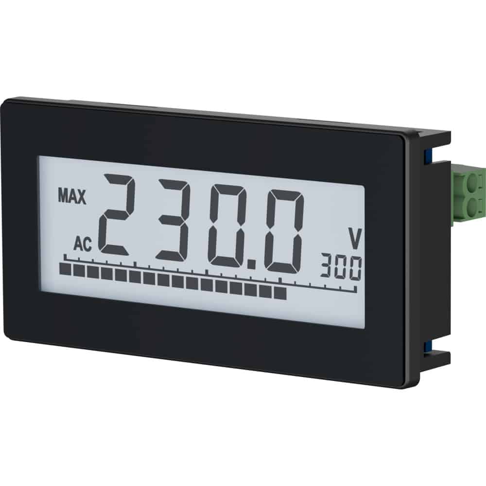 Multimètre numérique TDE Instruments DPM36-AV Instrument encastrable pour tension CA/CC Courant 10 A CA/CC ou transformateur de courant et mesure de fréquence