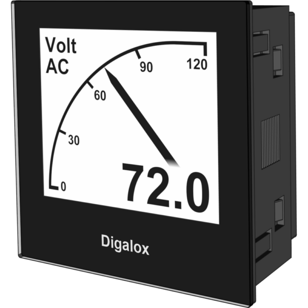 Digital panel meter for current and voltage measurement
