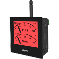 TDE Instruments Digalox® DPM72-MPPA process display with 2 measurement inputs for 4-20 mA analogue signals