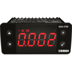 EMKO EDA-3700 digital ammeter 5 A and 60 mV with scalable display