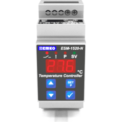 EMKO ESM-1520-N Régulateur de température PID et 2 points avec fonction de chauffage et de refroidissement pour montage sur rail symétrique