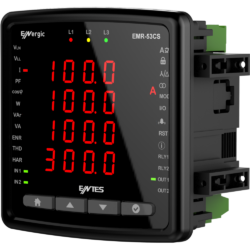 ENTES EMR-53 Power analyser with LED display for panel mounting