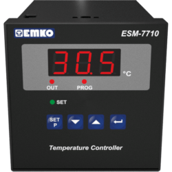 EMKO ESM-7710 Régulateur de température à 2 points avec fonction de chauffage et de refroidissement et système de module d'extension.