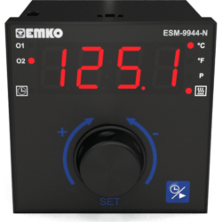 EMKO ESM-9944-N PID oven control with universal sensor input, rotary control, timer and 2 outputs