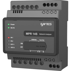 ENTES MPR-1 mains analyser for top-hat rail without display