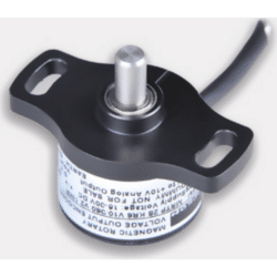 OPKON RPF 28 potentiometric miniature absolute encoder with solid shaft