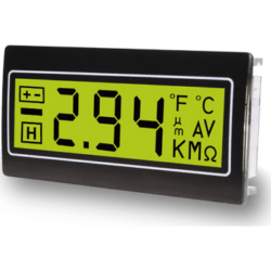 TDE Instruments DPM962 digital panel mount voltmeter 200 mV scalable with battery low warning indicator