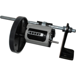 TRUMETER 2401 Appareil de mesure de longueur avec compteur mécanique et roue de mesure pour mesurer la longueur des textiles et des films.