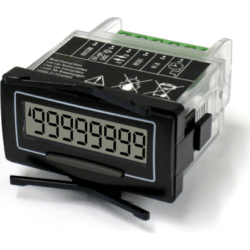 TRUMETER 7111HV 8-digit battery-operated digital totaliser for panel mounting