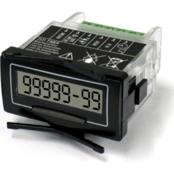 TRUMETER 7511 battery-powered digital hour meter for panel mounting