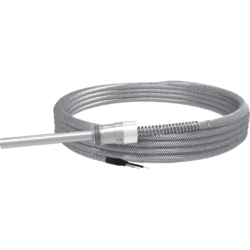 EMKO TC.J type J thermocouple with bayonet connection for quick mounting for industrial applications.