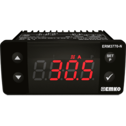 EMKO ERM-3770-N digital tachometer for NPN/PNP signals up to 10 kHz and alarm output