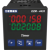 EMKO EZM-4435 Timer für Stunden, Minuten, Sekunden mit manueller oder automatischer Rücksetzung und einem Relaisausgang