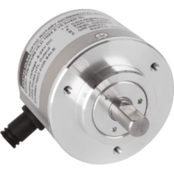 OPKON PRI 50A incremental encoder with solid shaft up to 5000 pulses per revolution.